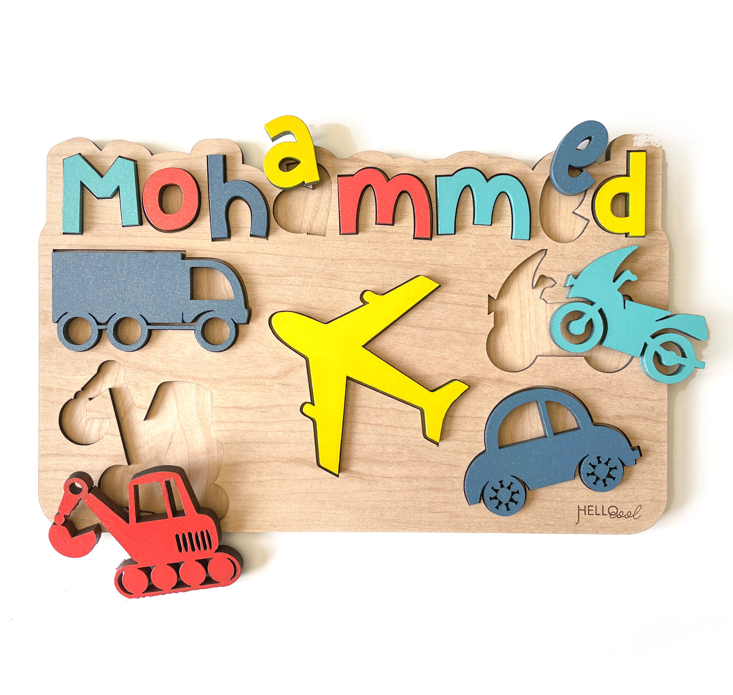 Personalized TRANSPORT Name and Theme Puzzle