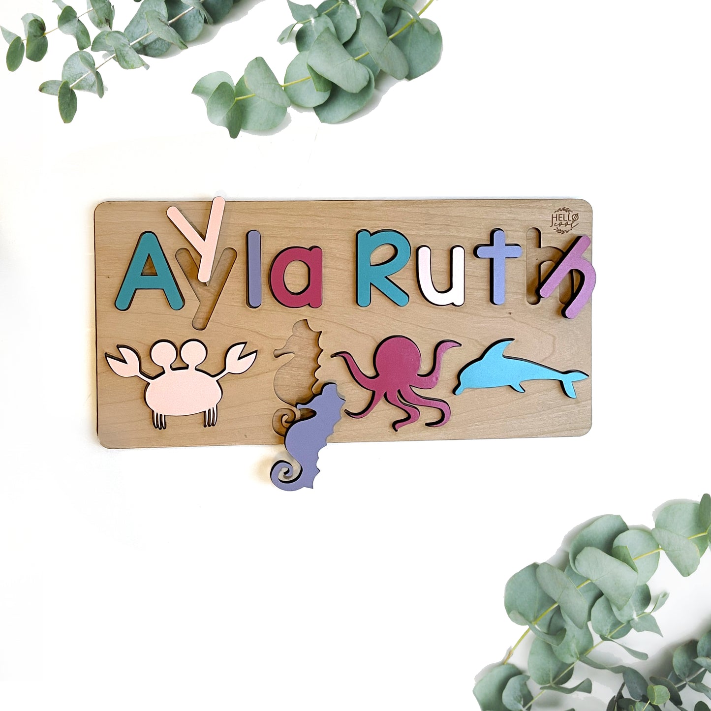 Personalized UNDER THE SEA Name and Theme Puzzle