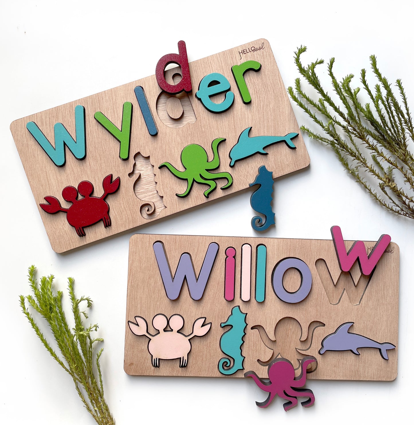 Personalized UNDER THE SEA Name and Theme Puzzle