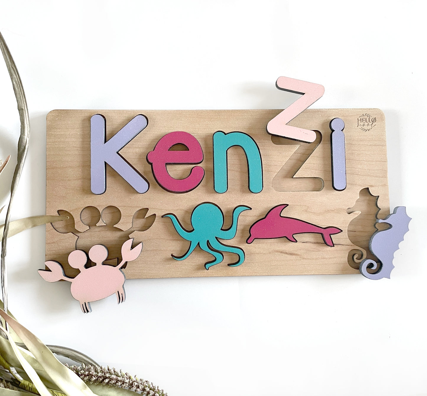 Personalized UNDER THE SEA Name and Theme Puzzle