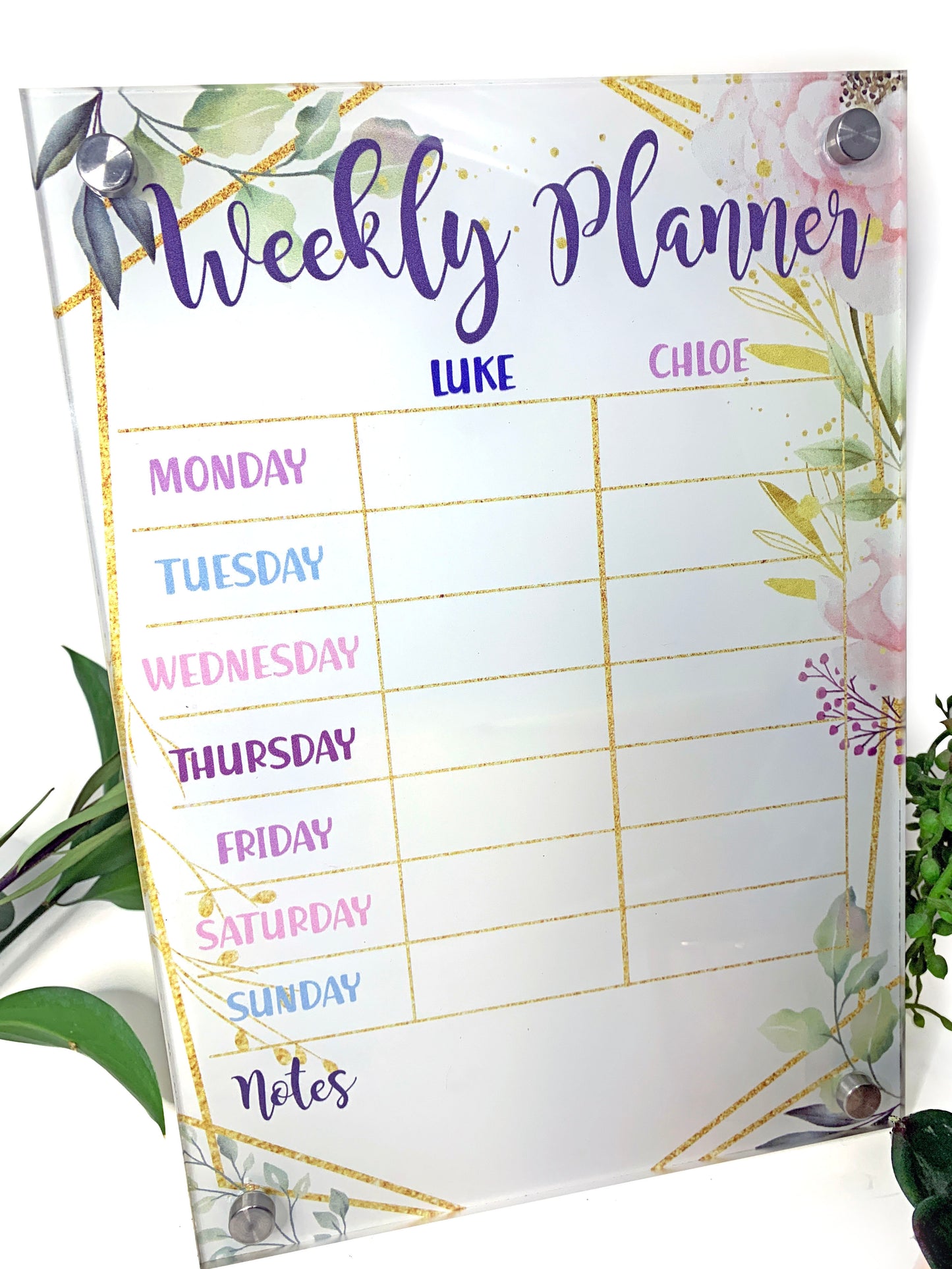 Personalised Planners