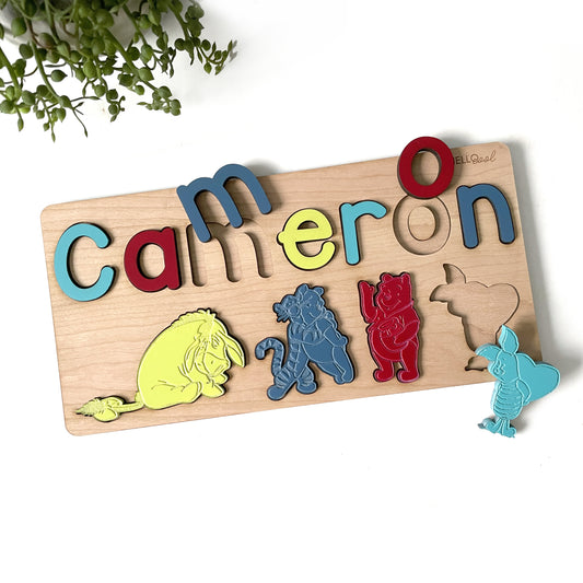 Personalized WINNIE THE POOH Name and Theme