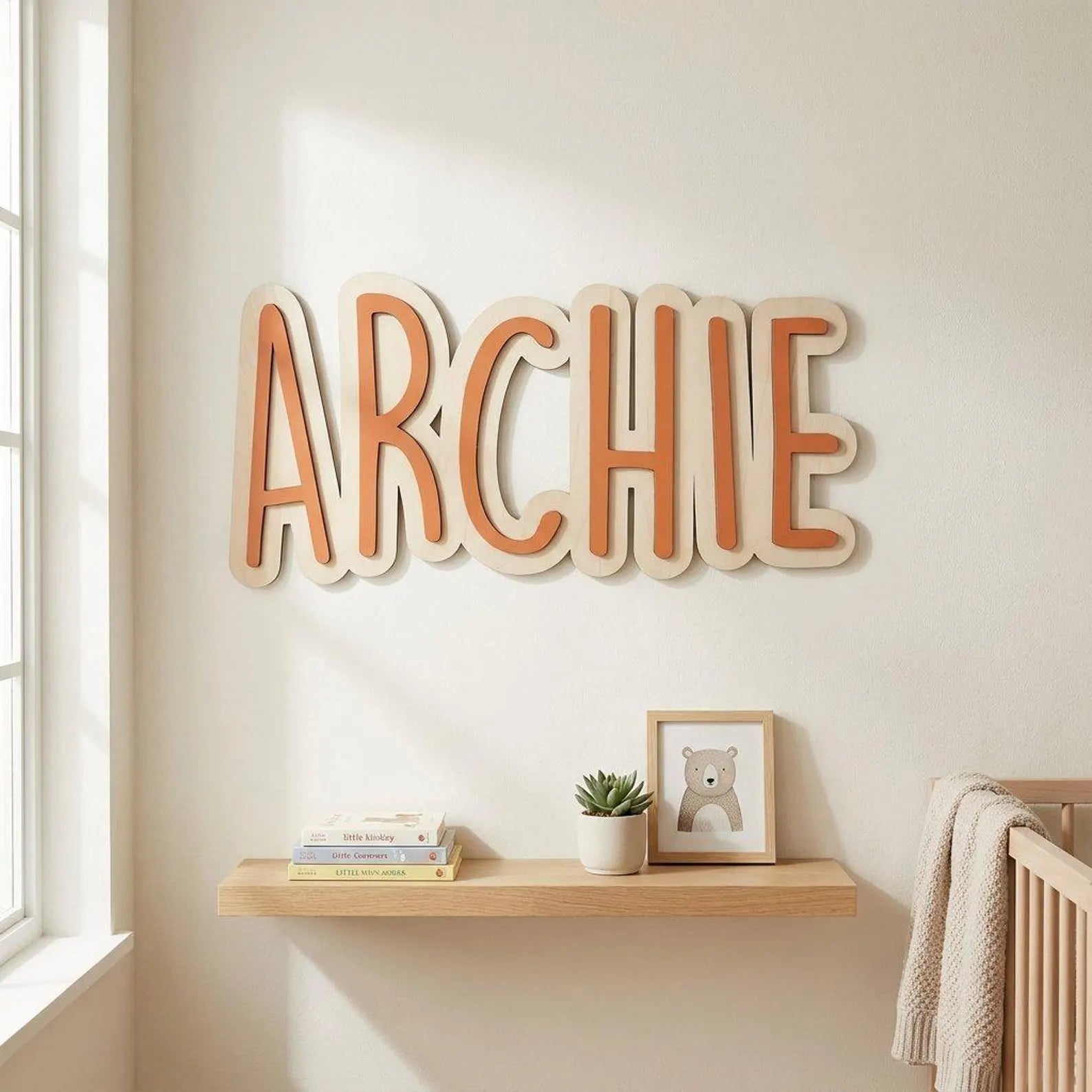 Personalised Wooden Name Sign