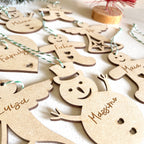 5 for R80 – Wooden Personalised Christmas Decorations