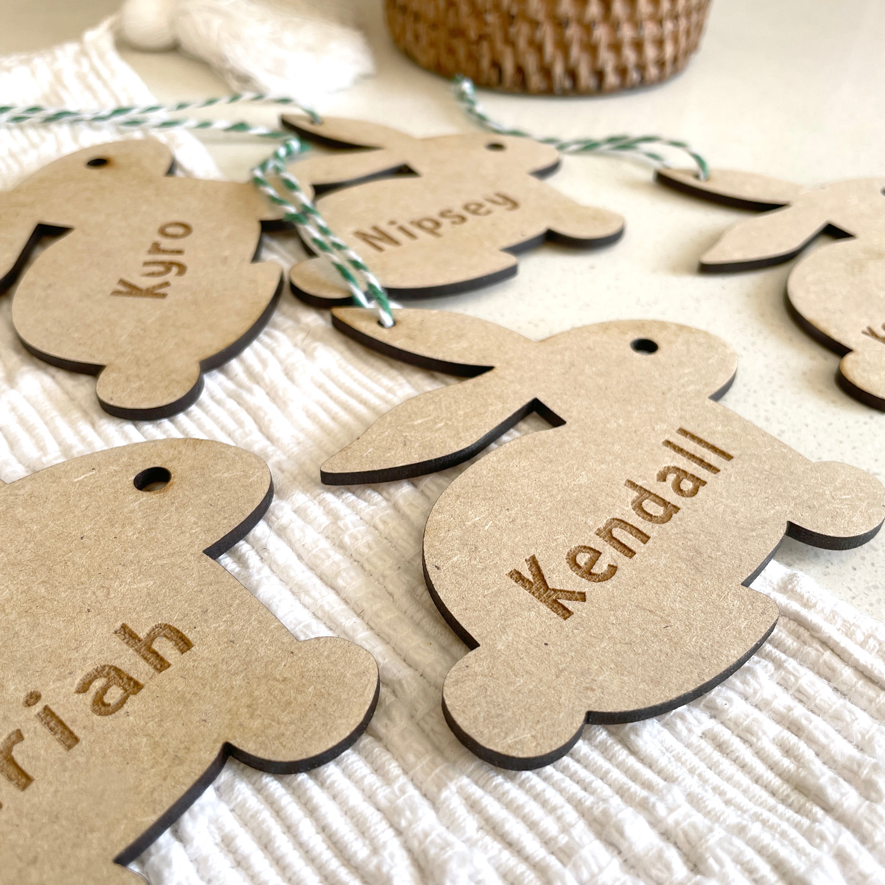 5 for R80 Easter Personlized Name Tags