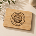 Best Dad or Grandpa personalised engraved cutting board