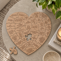 "Reasons To Love You" wooden engraved puzzle