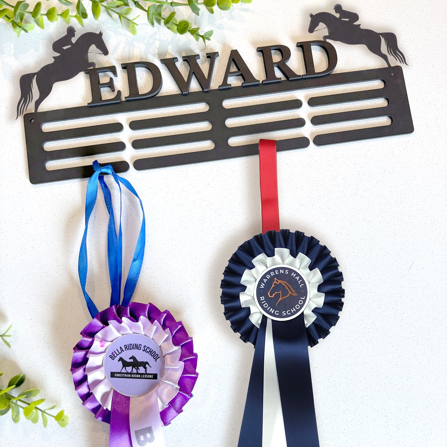 Wooden Personalized Medal Hanger for Rosettes