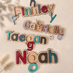 Personalised Name Shape Wooden Puzzle