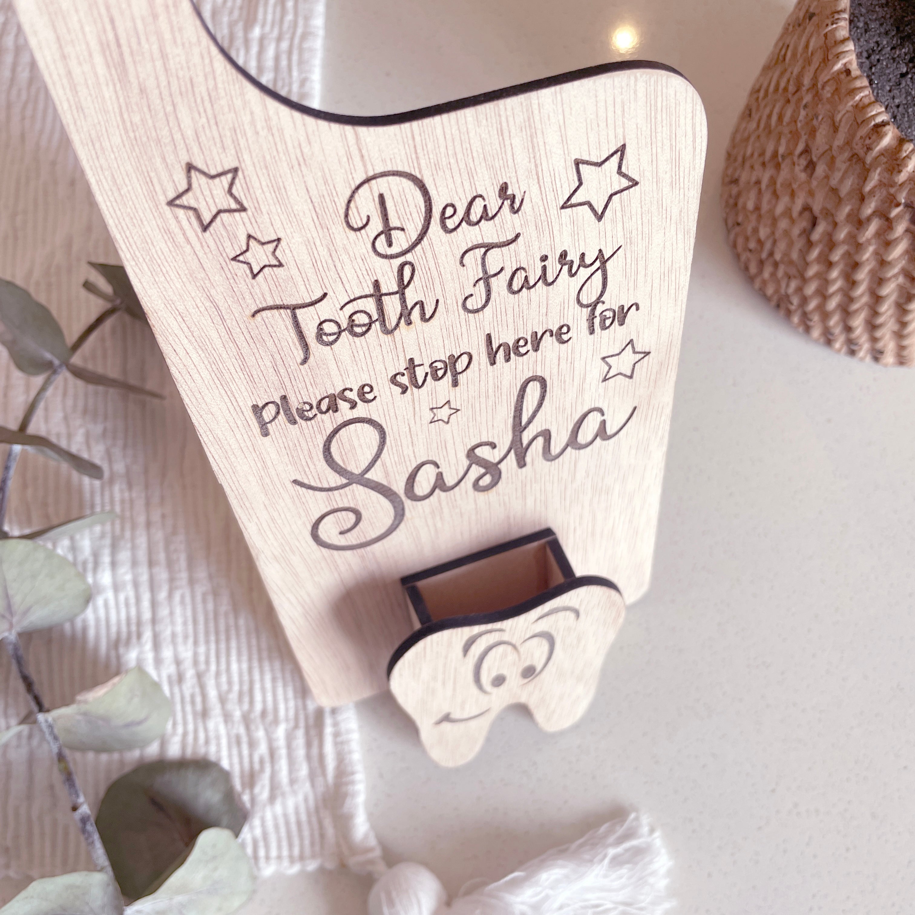 Personalised Tooth Fairy Hanger