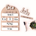 Personalised Back to School Board with Interchangeable Names