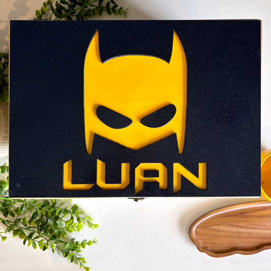 Batman Personalised Wooden Keepsake box