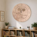 "It Takes a Big Heart" Teacher Appreciation Engraved Clock