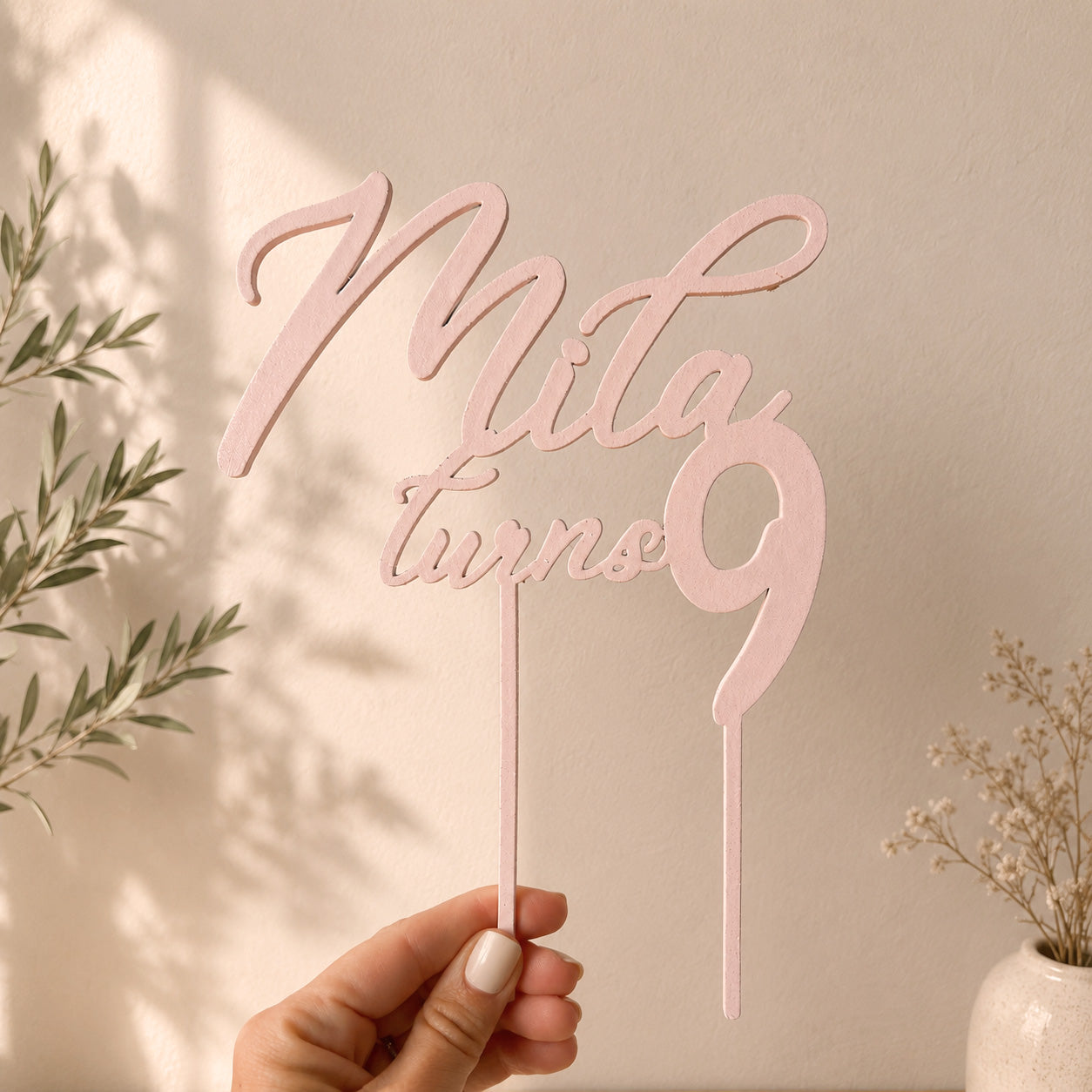 Personalized Birthday Cake Topper