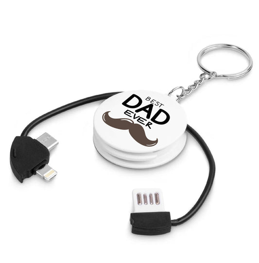 Best Dad Ever Keyring Bottle Opener and charger