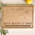 Braai Master engraved personalised Cutting Board