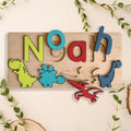 Personalised DINO Name and Theme wooden Puzzle