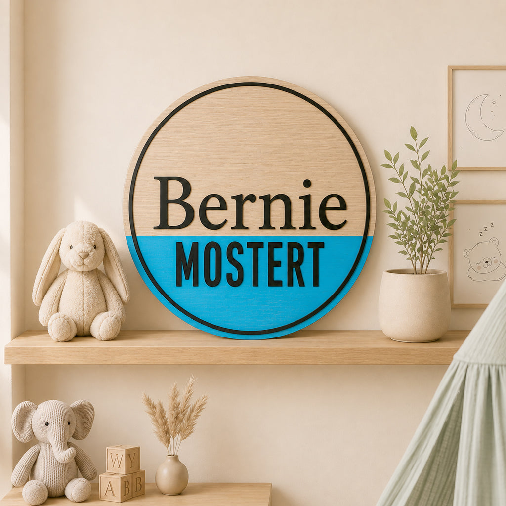 Personalized Dipped Name Plaque