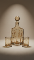 Personalized Artisan Glass Decanter Set