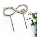 Personalised Infinity Cake Topper