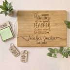 Personalised Teacher Engraved Serving Board