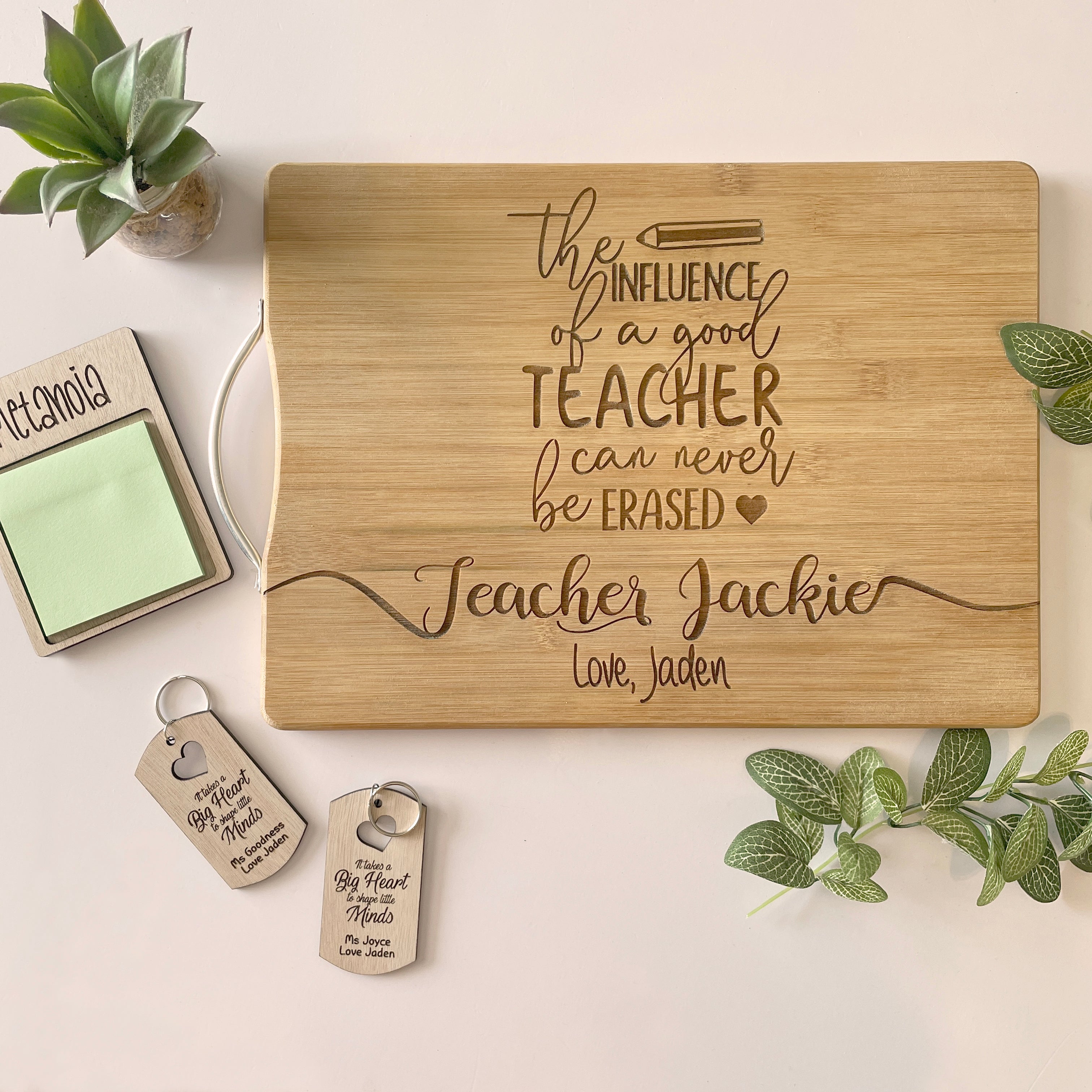 Personalised Teacher Engraved Serving Board