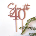 Personalised Birthday Cake Topper