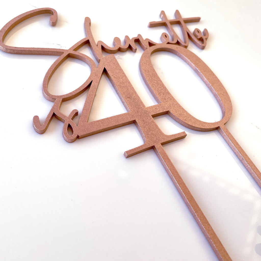 Personalised Birthday Cake Topper