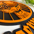 Wooden Laser Cut Jägermeister Bar Sign
