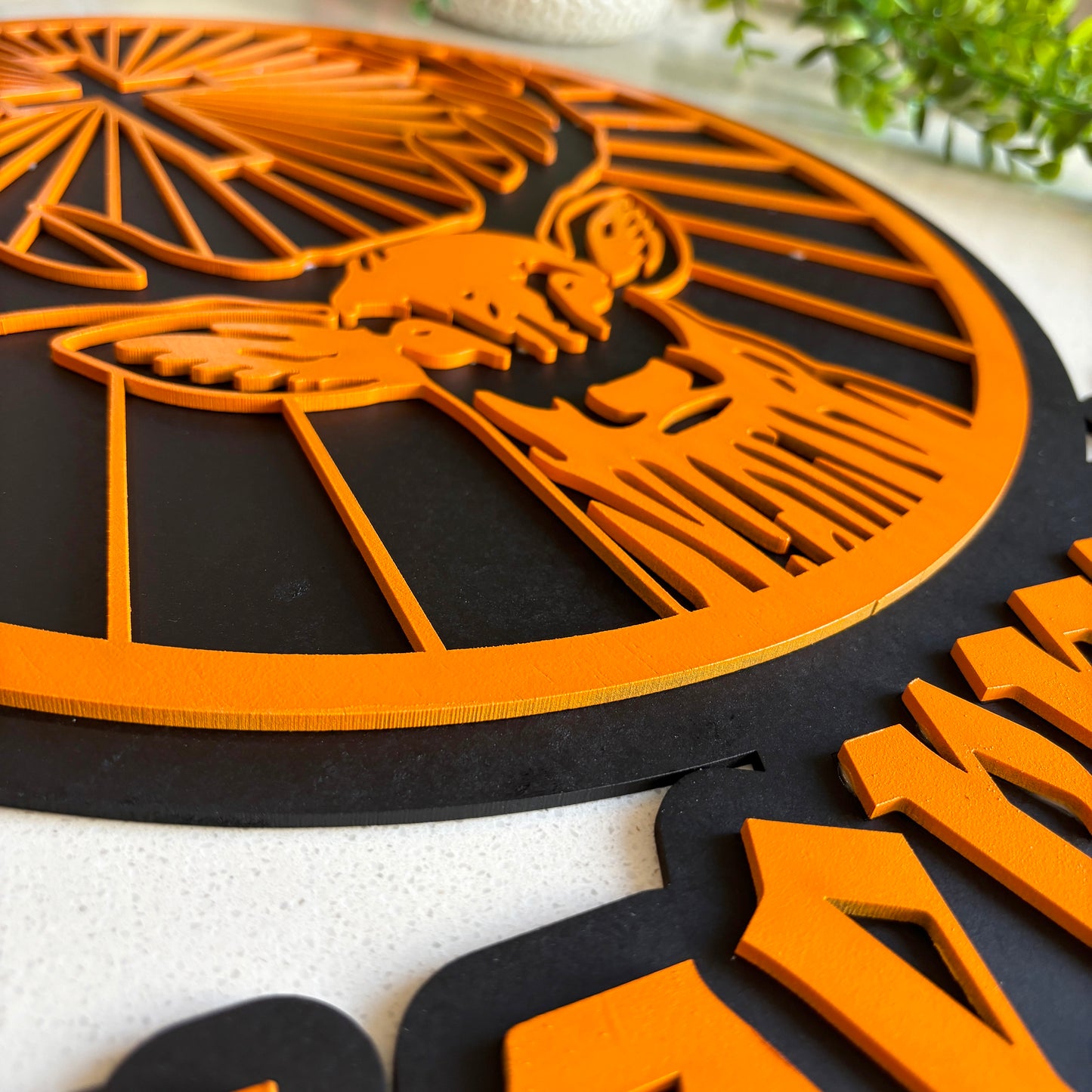 Wooden Laser Cut Jägermeister Bar Sign