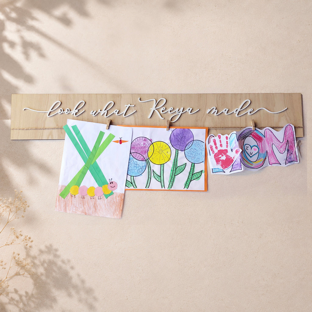 "Look What I Made" Decor - Personalised
