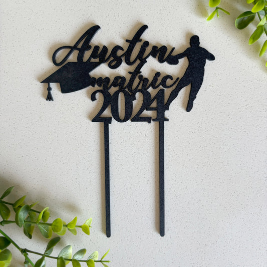 Matric Personalized Cake Topper