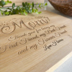 Mom Personalized Engraved Cutting Board