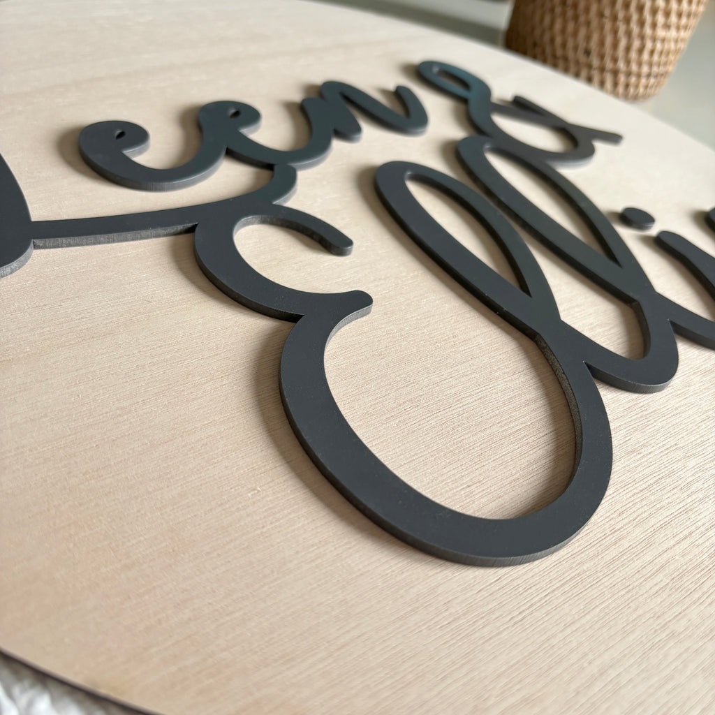 Personalised Wooden Name Plaque