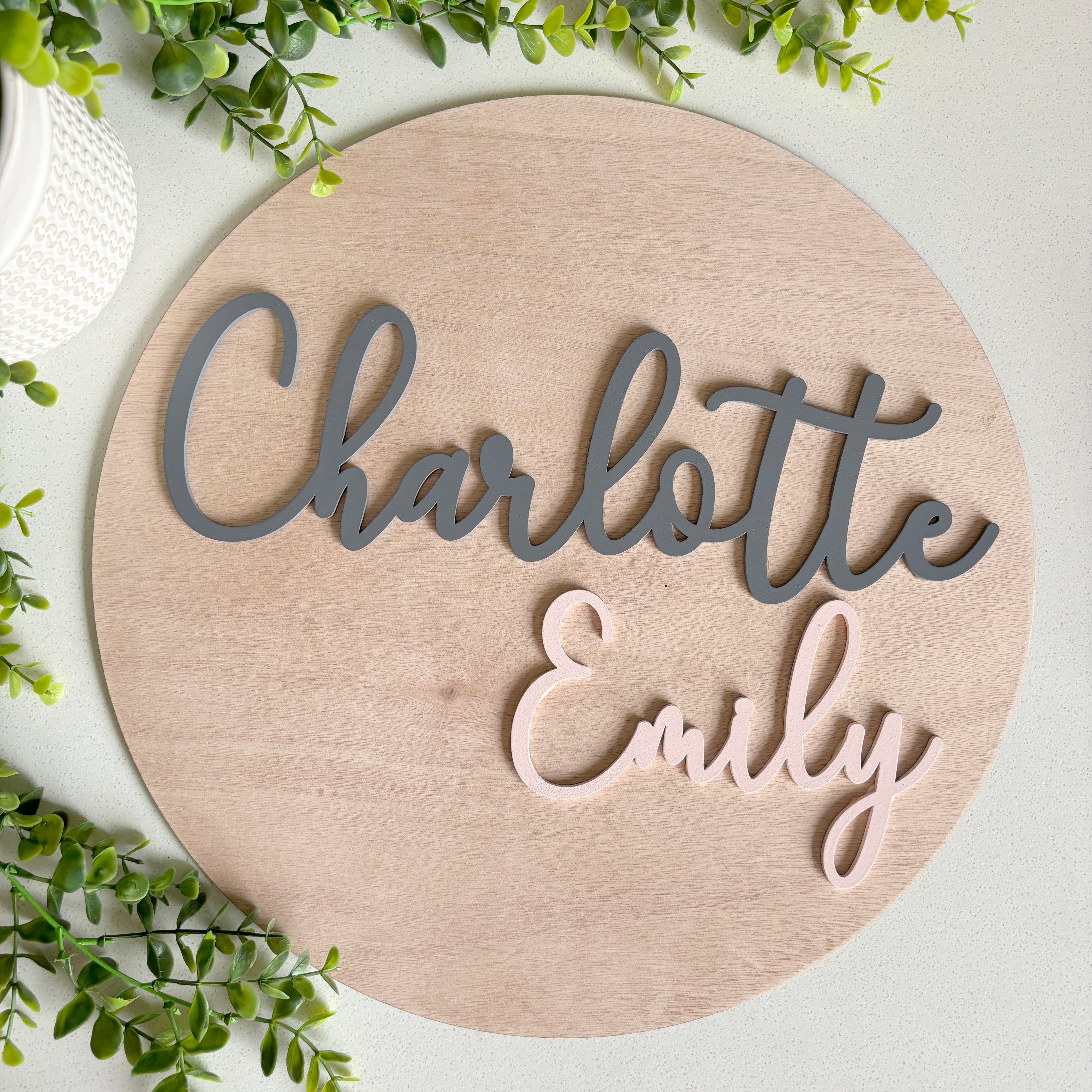 Personalised Wooden Name Plaque