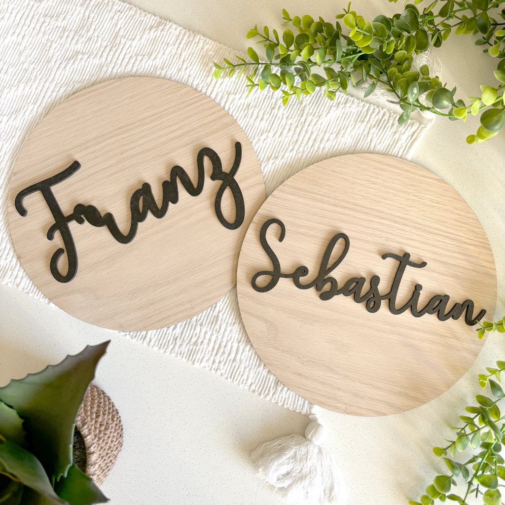 Personalised Wooden Name Plaque