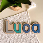 Personalised Name Shape Wooden Puzzle