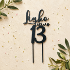 Personalized Birthday Cake Topper