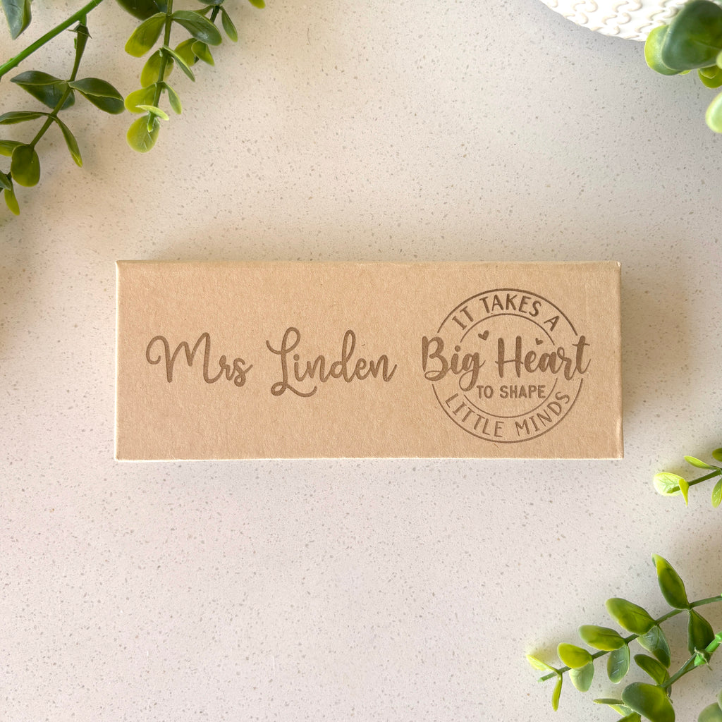 Teacher Appreciation Gift, Personalized Memo Set