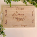 Personalized Family engraved cutting board