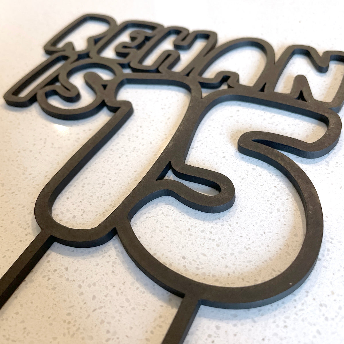 Personalised Birthday Cake Topper for a Guy