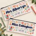 Personalized Teacher Pencil Case – “Teach • Love • Inspire”