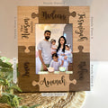 Personalised puzzle frame engraved