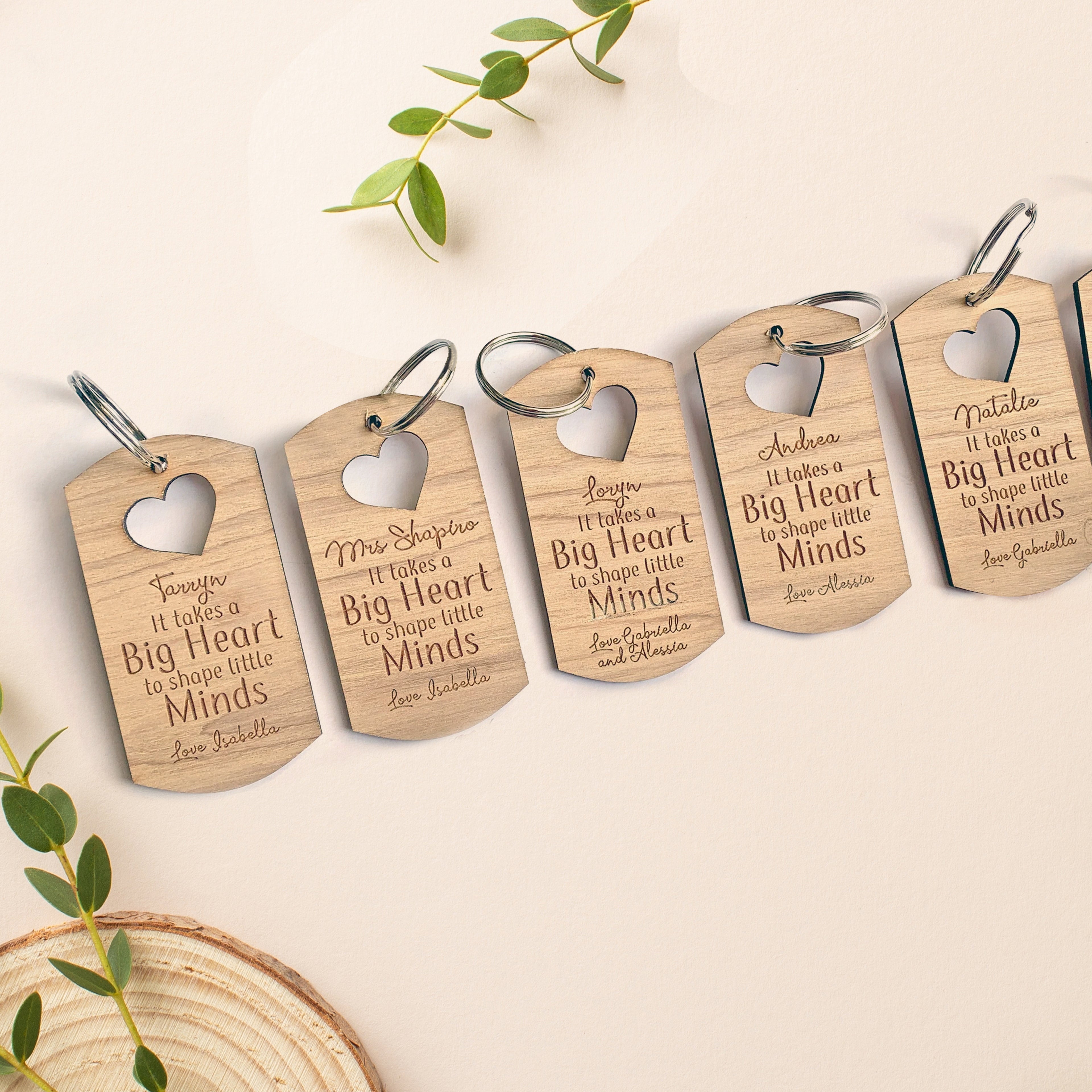 Teacher keyring - rectangle