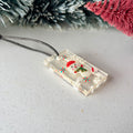 Elegant Festive Snowman Hanging Keepsake