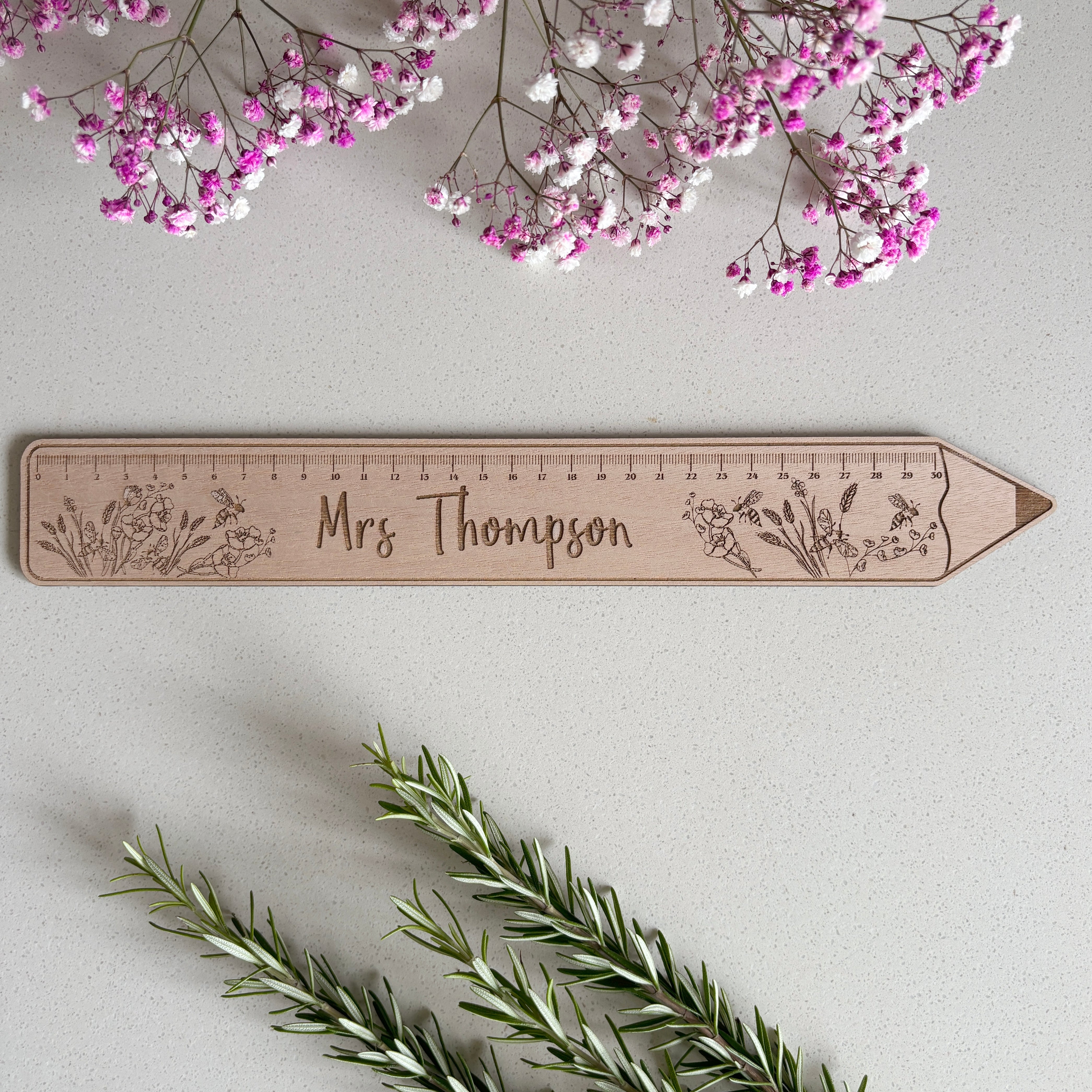 Personalized Engraved Ruler; Teacher Appreciation Gifts – Hello Cool ...