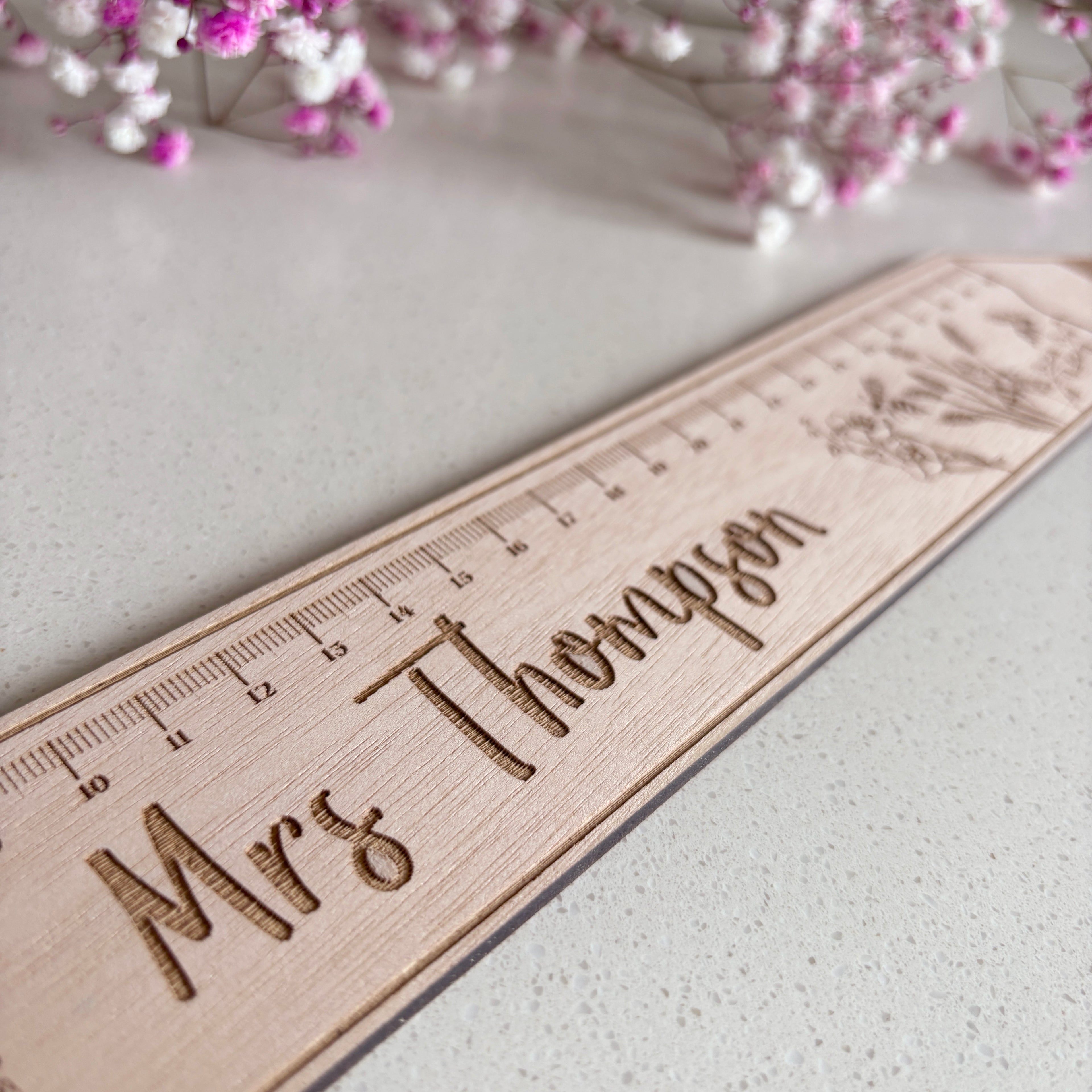 Personalized Engraved Ruler; Teacher Appreciation Gifts