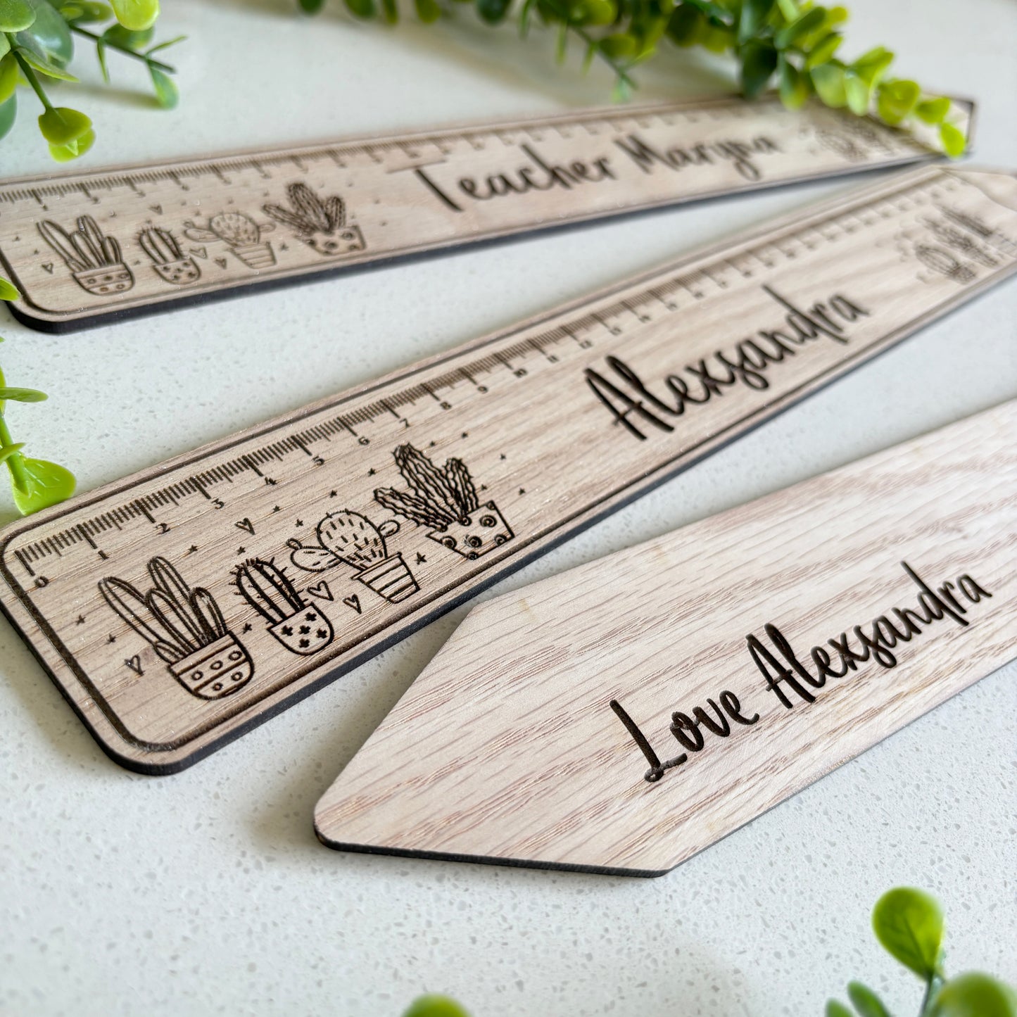 Personalized Engraved Ruler; Teacher Appreciation Gifts