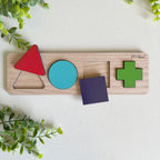 Personalized Shape Themed Wooden Puzzle