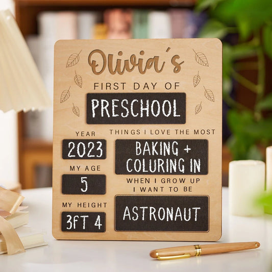 Personalised Back to School Boards